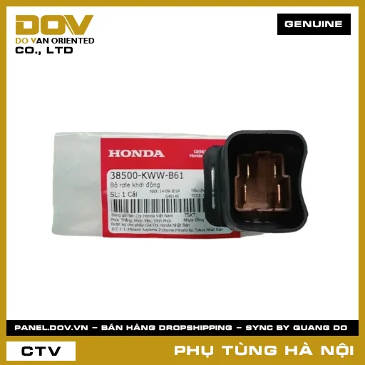 MÃ PHỤ TÙNG : 38500KWWB61 BỘ RƠLE KHỞI ĐỘNG — 38500KWWB61
