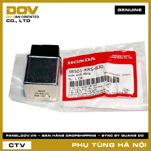MÃ PHỤ TÙNG : 38501KRS830 RƠLE KHỞI ĐỘNG — 38501KRS830