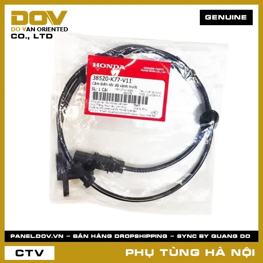 MÃ PHỤ TÙNG : 38520K77V11 CẢM BIẾN TỐC ĐỘ VÀNH TRƯỚC — 38520K77V11
