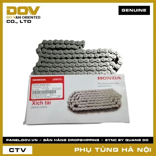 MÃ PHỤ TÙNG : 40530KWWB21 XÍCH TẢI (KMC) 102 MẮT — 40530KWWB21