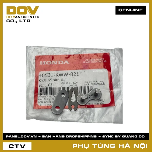 MÃ PHỤ TÙNG : 40531KWWB21 KHỚP NỐI XÍCH TẢI — 40531KWWB21