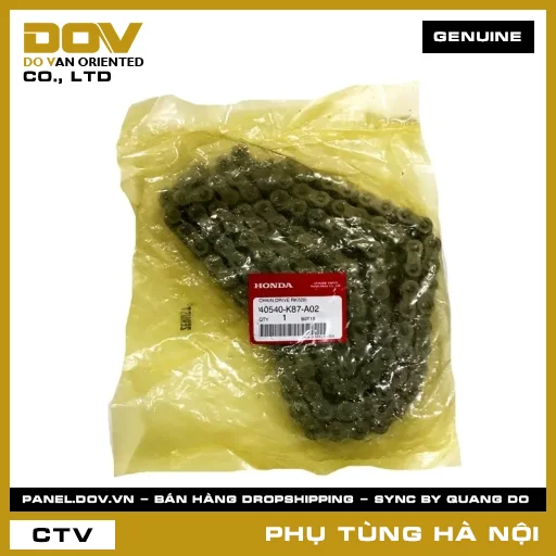 MÃ PHỤ TÙNG : 40540K87A02 XÍCH TẢI (RK) — 40540K87A02