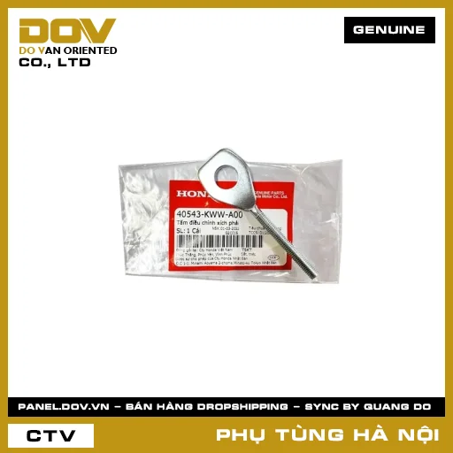 MÃ PHỤ TÙNG : 40543KWWA00 TẤM ĐIỀU CHỈNH XÍCH PHẢI — 40543KWWA00