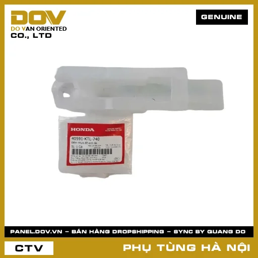 MÃ PHỤ TÙNG : 40591KTL740 ĐỆM NHỰA ĐỠ XÍCH TẢI — 40591KTL740