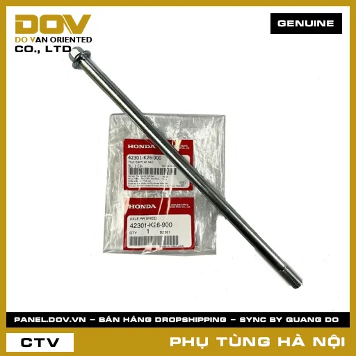 MÃ PHỤ TÙNG : 42301K26900 TRỤC BÁNH XE SAU — 42301K26900