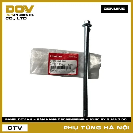 MÃ PHỤ TÙNG : 42301KWB600 TRỤC BÁNH XE SAU — 42301KWB600
