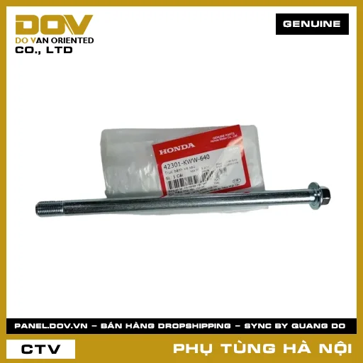 MÃ PHỤ TÙNG : 42301KWW640 TRỤC BÁNH XE SAU — 42301KWW640
