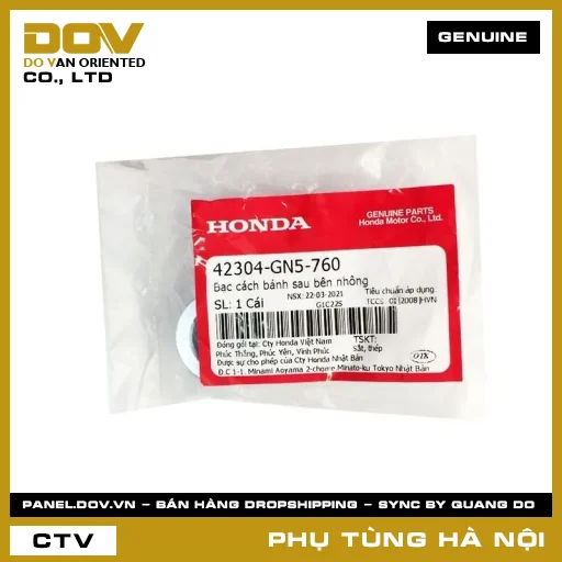 MÃ PHỤ TÙNG : 42304GN5760 BẠC CÁCH BÁNH SAU BÊN NHÔNG — 42304GN5760