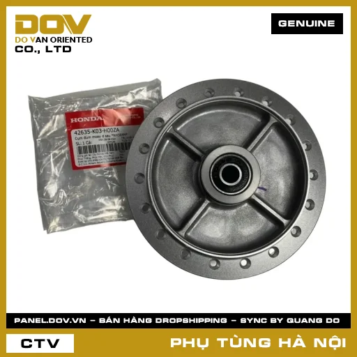 MÃ PHỤ TÙNG : 42635K03H00ZA CỤM ĐÙM MOAY Ơ SAU *NH364M* — 42635K03H00ZA