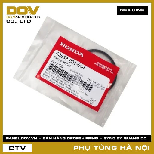 MÃ PHỤ TÙNG : 42653001004 PHỚT O 40.5X2 — 42653001004