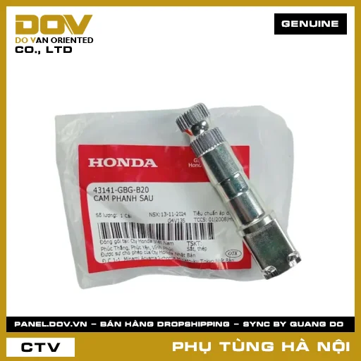 MÃ PHỤ TÙNG : 43141GBGB20 CAM PHANH SAU — 43141GBGB20