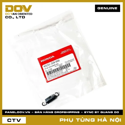 MÃ PHỤ TÙNG : 43151329000 LÒ XO MÁ PHANH SAU — 43151329000