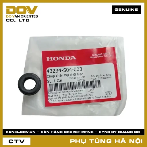 MÃ PHỤ TÙNG : 43234S04003 CHỤP CHẮN BỤI CHỐT TREO — 43234S04003