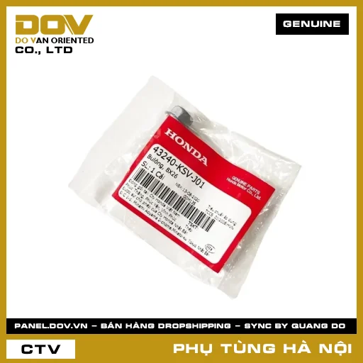 MÃ PHỤ TÙNG : 43240KSVJ01 BULÔNG, 8X26 — 43240KSVJ01