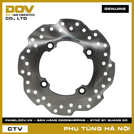 MÃ PHỤ TÙNG : 43251K15601 ĐĨA PHANH SAU — 43251K15601