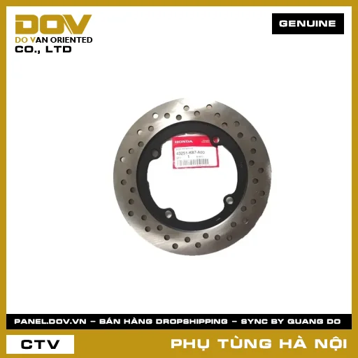 MÃ PHỤ TÙNG : 43251K87A00 ĐĨA PHANH SAU — 43251K87A00