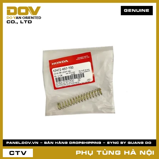 MÃ PHỤ TÙNG : 43472K97T00 LÒ XO CẦN PHANH SAU — 43472K97T00