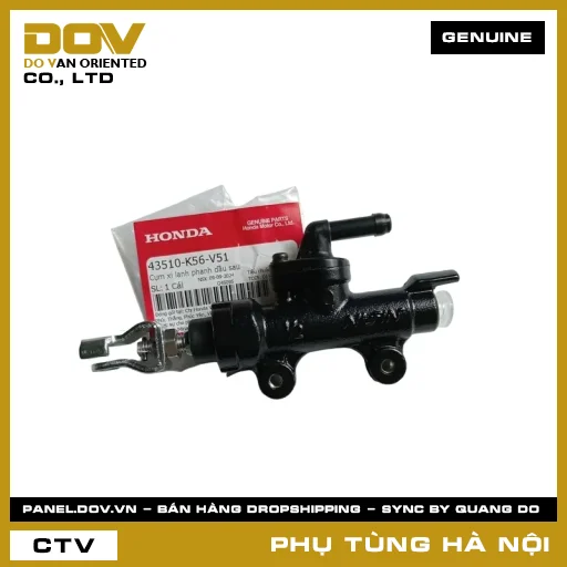 MÃ PHỤ TÙNG : 43510K56V51 CỤM XI LANH PHANH DẦU SAU — 43510K56V51
