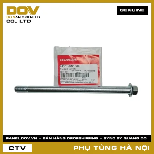 MÃ PHỤ TÙNG : 44301GN5900 TRỤC BÁNH XE TRƯỚC — 44301GN5900