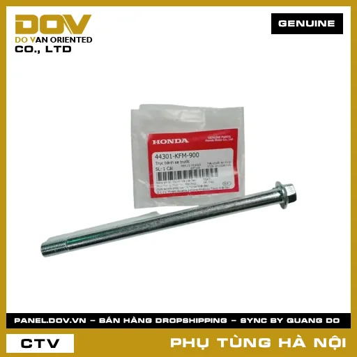 MÃ PHỤ TÙNG : 44301KFM900 TRỤC BÁNH XE TRƯỚC — 44301KFM900