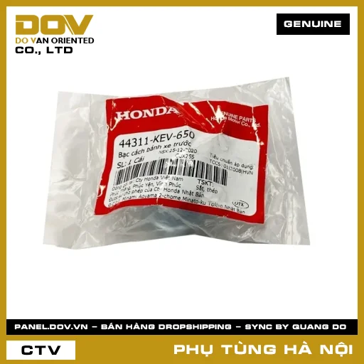 MÃ PHỤ TÙNG : 44311KEV650 BẠC CÁCH BÁNH XE TRƯỚC — 44311KEV650