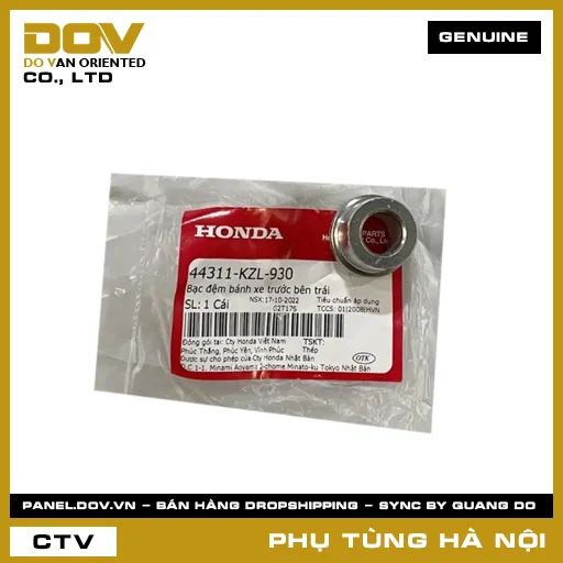 MÃ PHỤ TÙNG : 44311KZL930 BẠC ĐỆM BÁNH XE TRƯỚC BÊN TRÁI — 44311KZL930
