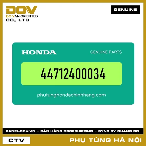 MÃ PHỤ TÙNG : 44712400034 SĂM XE (DUN) — 44712400034