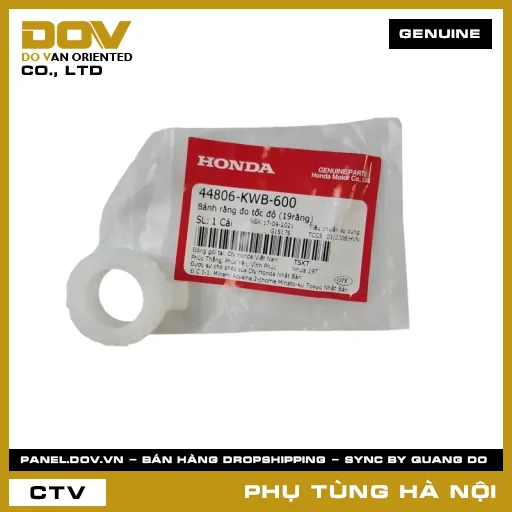 MÃ PHỤ TÙNG : 44806KWB600 BÁNH RĂNG ĐO TỐC ĐỘ (19RĂNG) — 44806KWB600