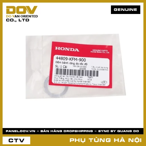 MÃ PHỤ TÙNG : 44809KFM900 ĐỆM BÁNH RĂNG ĐO TỐC ĐỘ — 44809KFM900