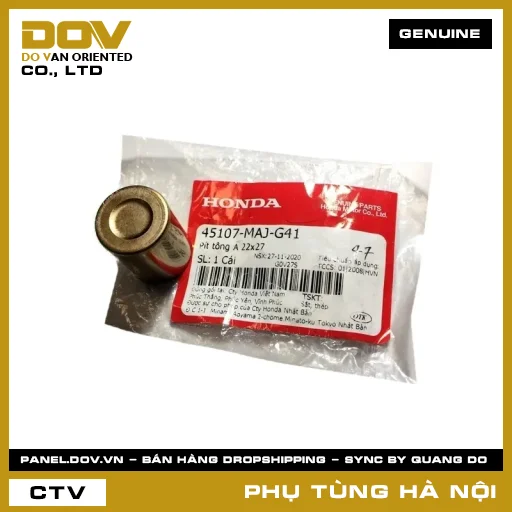 MÃ PHỤ TÙNG : 45107MAJG41 PÍT TÔNG A 22X27 — 45107MAJG41