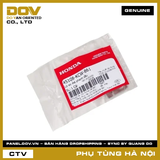 MÃ PHỤ TÙNG : 45108KCW861 LÒ XO MÁ PHANH DẦU — 45108KCW861