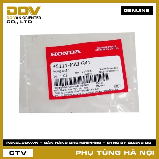 MÃ PHỤ TÙNG : 45111MAJG41 VÒNG HÃM — 45111MAJG41