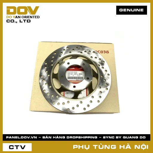 MÃ PHỤ TÙNG : 45121KFL890 ĐĨA PHANH TRƯỚC — 45121KFL890