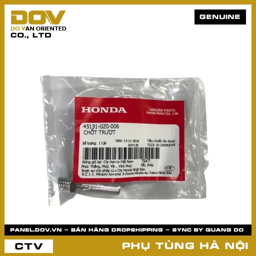 MÃ PHỤ TÙNG : 45131GZ0006 CHỐT TRƯỢT — 45131GZ0006