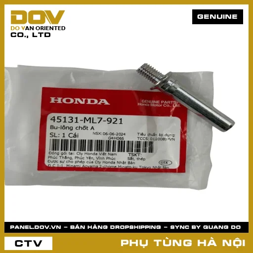 MÃ PHỤ TÙNG : 45131ML7921 BU-LÔNG CHỐT A — 45131ML7921