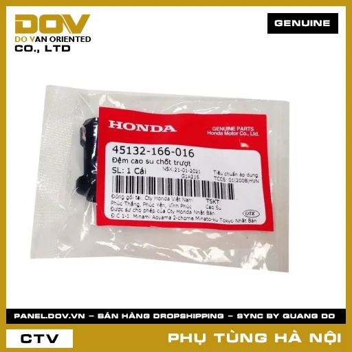 MÃ PHỤ TÙNG : 45132166016 ĐỆM CAO SU CHỐT TRƯỢT — 45132166016