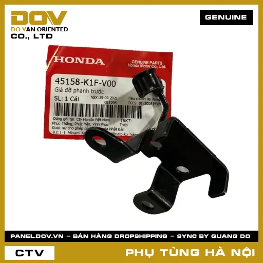MÃ PHỤ TÙNG : 45158K1FV00 GIÁ ĐỠ PHANH TRƯỚC — 45158K1FV00