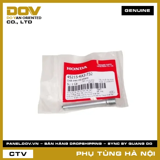 MÃ PHỤ TÙNG : 45215KA3732 CHỐT TREO MÁ PHANH — 45215KA3732