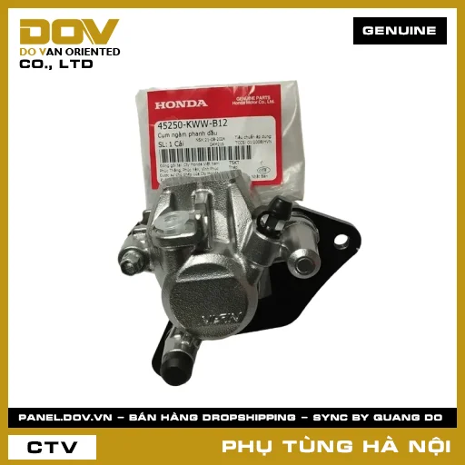 MÃ PHỤ TÙNG : 45250KWWB12 CỤM NGÀM PHANH DẦU — 45250KWWB12