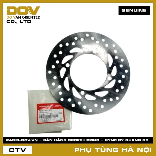 MÃ PHỤ TÙNG : 45351K01900 ĐĨA PHANH TRƯỚC — 45351K01900