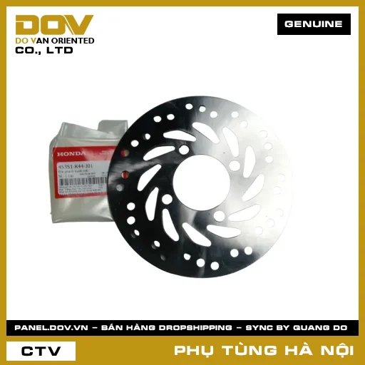 MÃ PHỤ TÙNG : 45351K44J01 ĐĨA PHANH TRƯỚC TRÁI — 45351K44J01