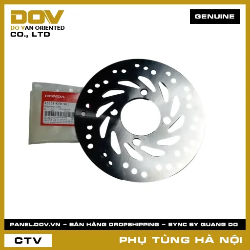 MÃ PHỤ TÙNG : 45351KVB961 ĐĨA PHANH TRƯỚC — 45351KVB961