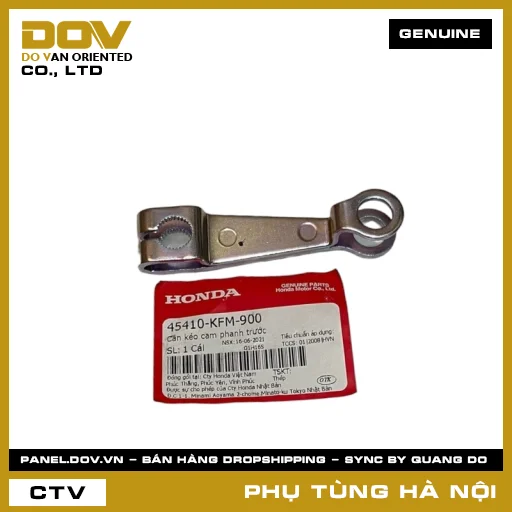 MÃ PHỤ TÙNG : 45410KFM900 CẦN KÉO CAM PHANH TRƯỚC — 45410KFM900