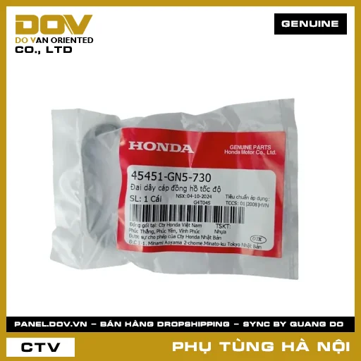 MÃ PHỤ TÙNG : 45451GN5730 ĐAI DÂY CÁP ĐỒNG HỒ TỐC ĐỘ — 45451GN5730