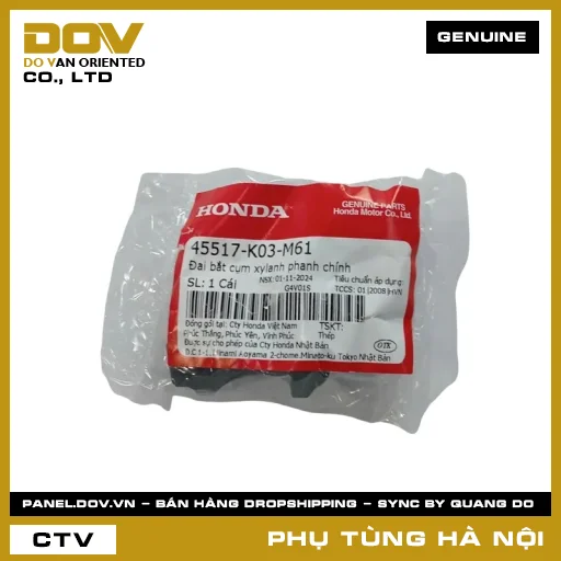 MÃ PHỤ TÙNG : 45517K03M61 ĐAI BẮT CỤM XYLANH PHANH CHÍNH — 45517K03M61