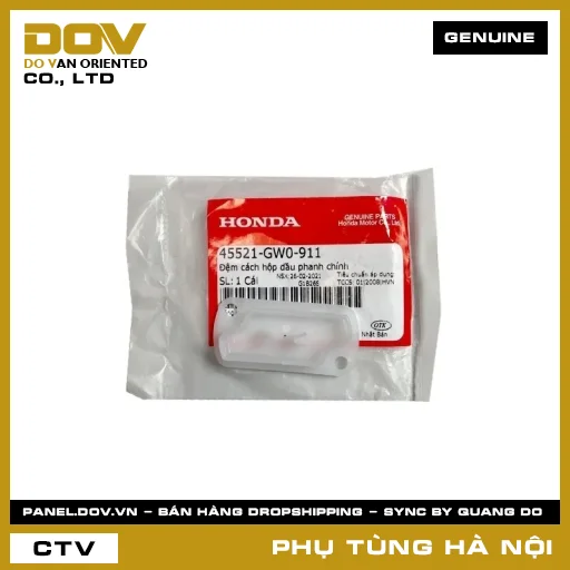 MÃ PHỤ TÙNG : 45521GW0911 ĐỆM CÁCH XY-LANH PHANH — 45521GW0911