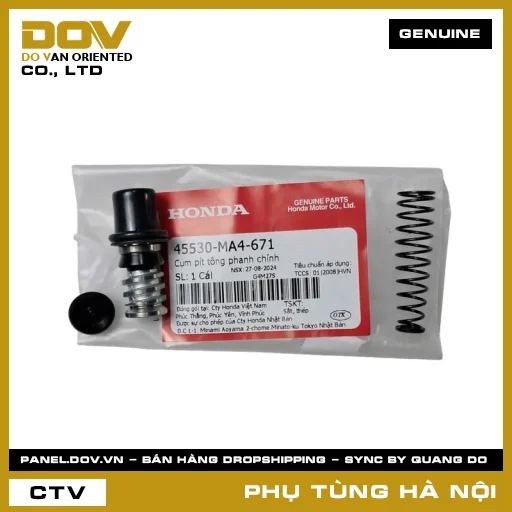 MÃ PHỤ TÙNG : 45530MA4671 CỤM PÍT TÔNG PHANH CHÍNH — 45530MA4671