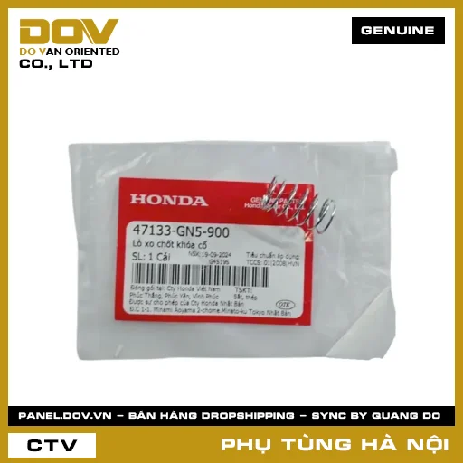 MÃ PHỤ TÙNG : 47133GN5900 LÒ XO CHỐT KHÓA CỔ — 47133GN5900