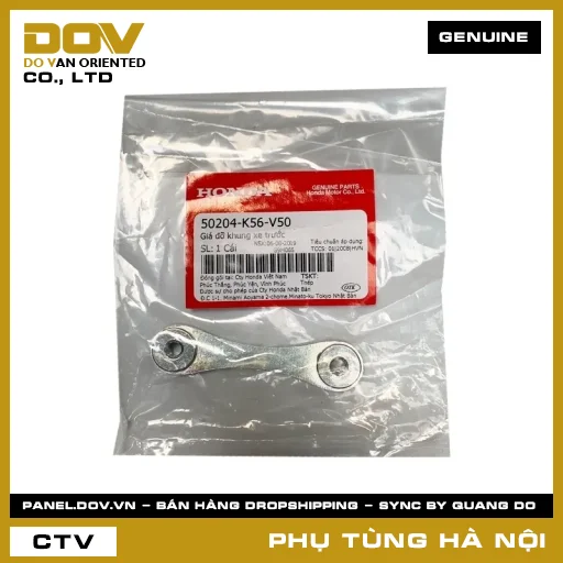MÃ PHỤ TÙNG : 50204K56V50 GIÁ ĐỠ KHUNG XE TRƯỚC — 50204K56V50