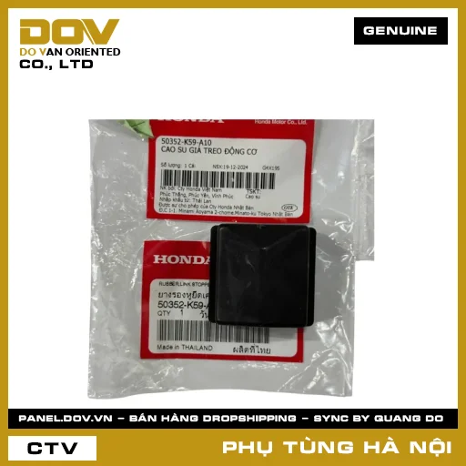 MÃ PHỤ TÙNG : 50352K59A10 CAO SU GIÁ TREO ĐỘNG CƠ — 50352K59A10